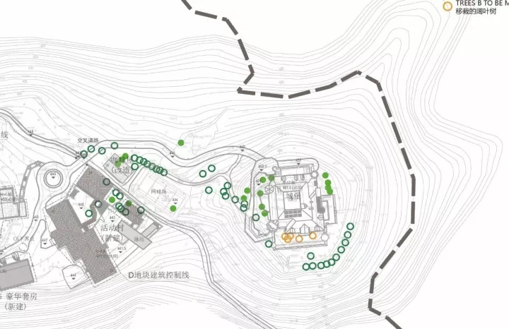 裸心堡接纳了轻质结构、切合山地的吊脚楼结构